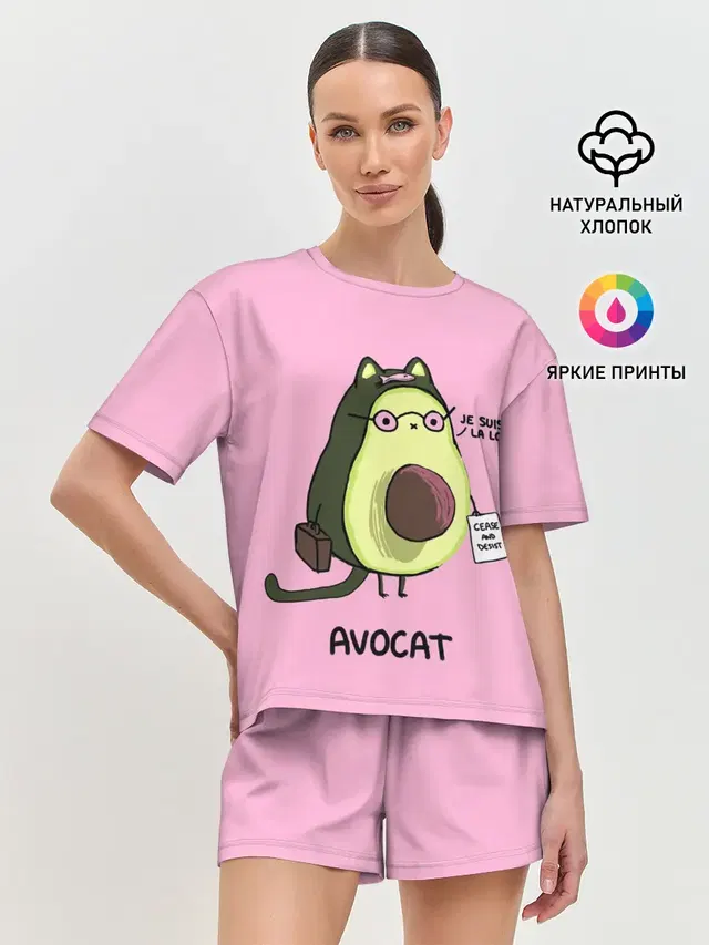 Женская пижама с шортами