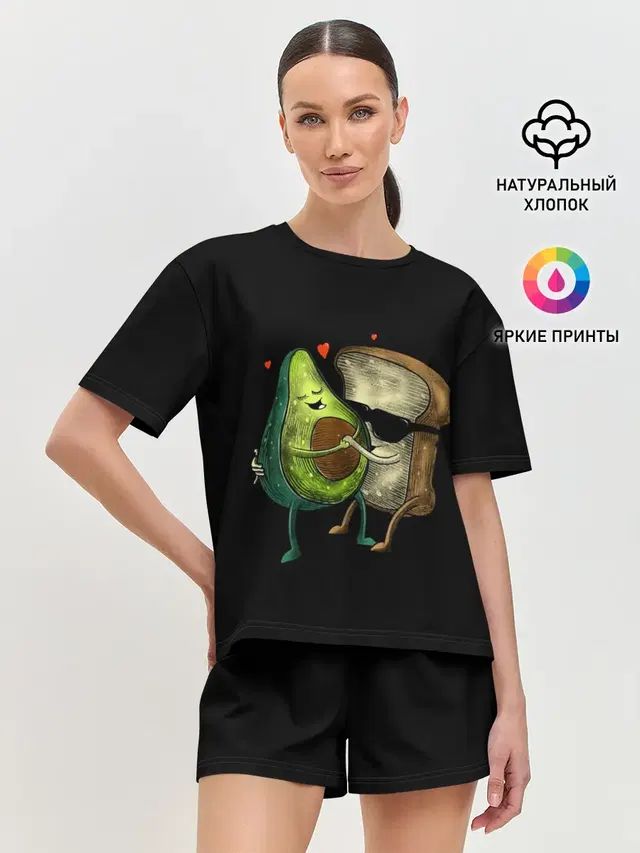 Женская пижама с шортами