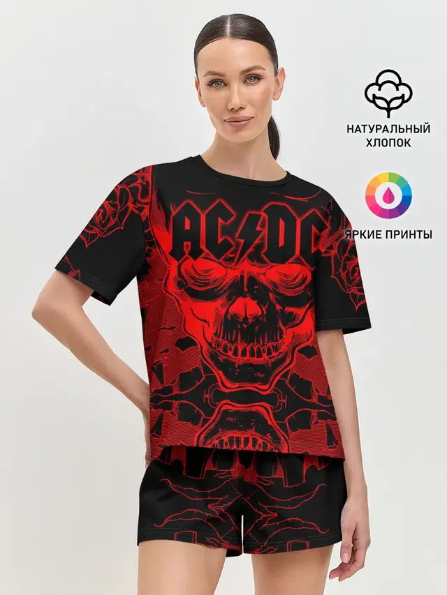 Женская пижама с шортами