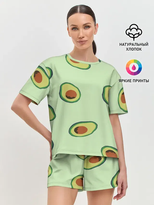 Женская пижама с шортами