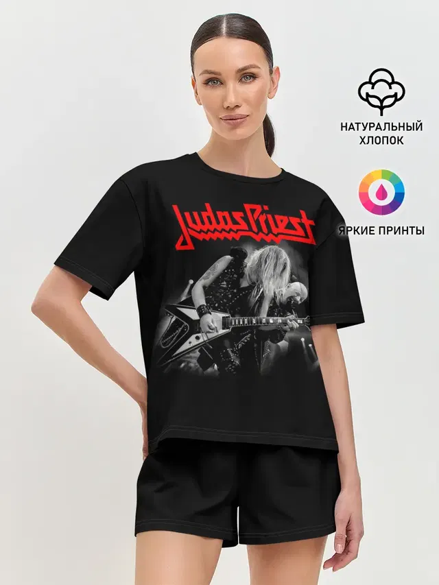 Женская пижама с шортами