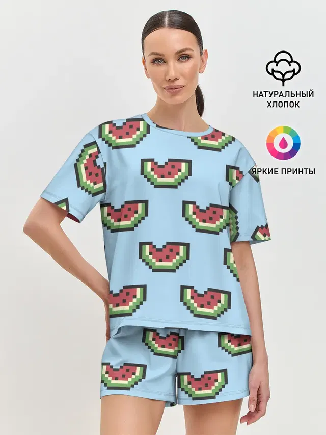 Женская пижама с шортами