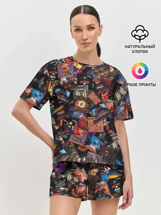Женская пижама с шортами