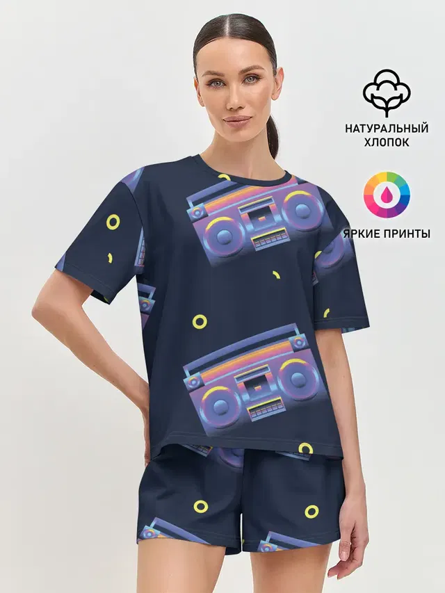 Женская пижама с шортами