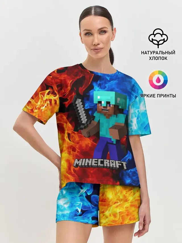 Женская пижама с шортами
