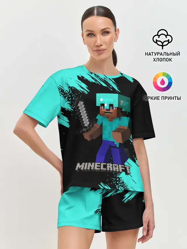 Женская пижама с шортами