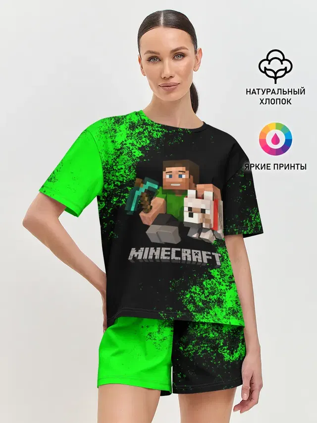 Женская пижама с шортами