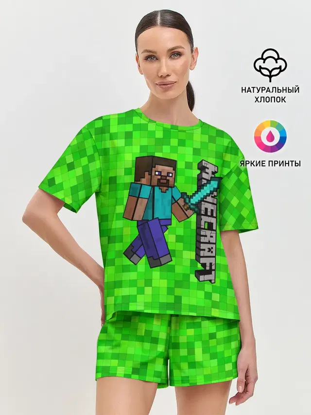Женская пижама с шортами