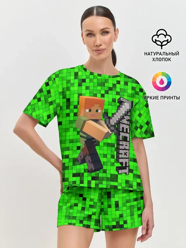 Женская пижама с шортами