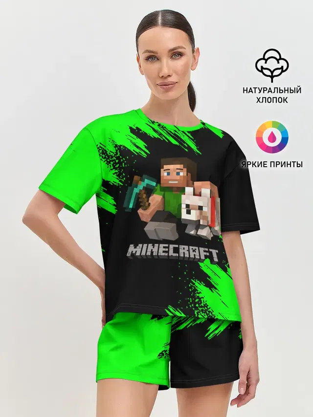 Женская пижама с шортами