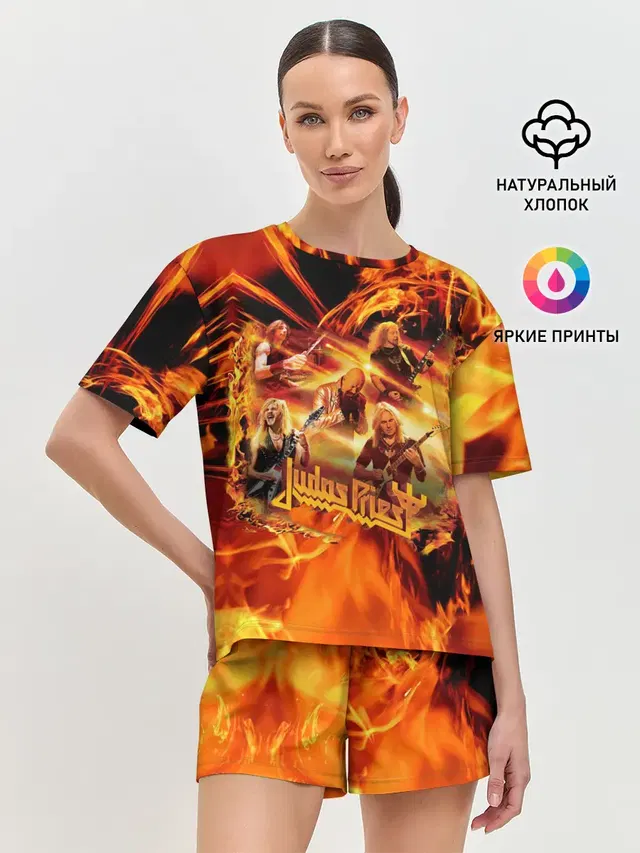 Женская пижама с шортами