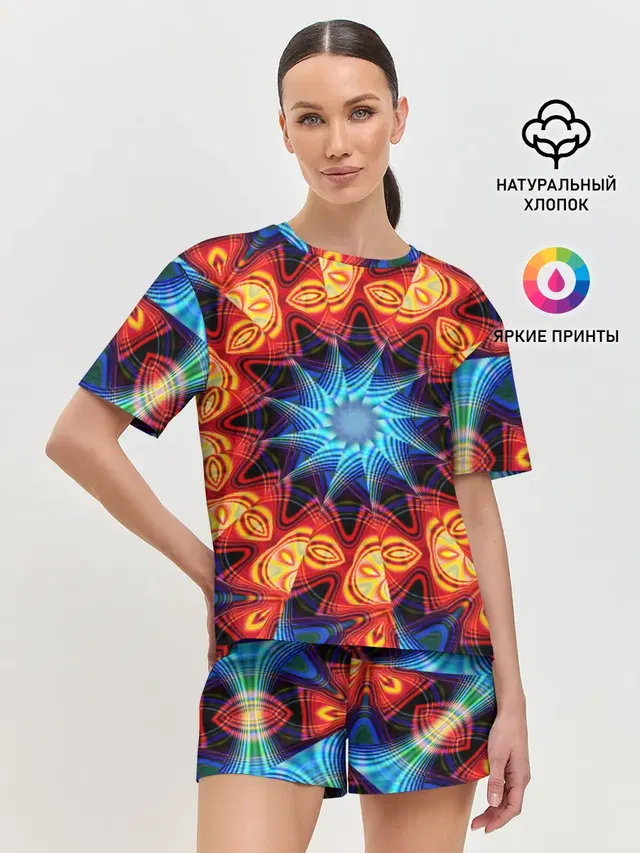 Женская пижама с шортами