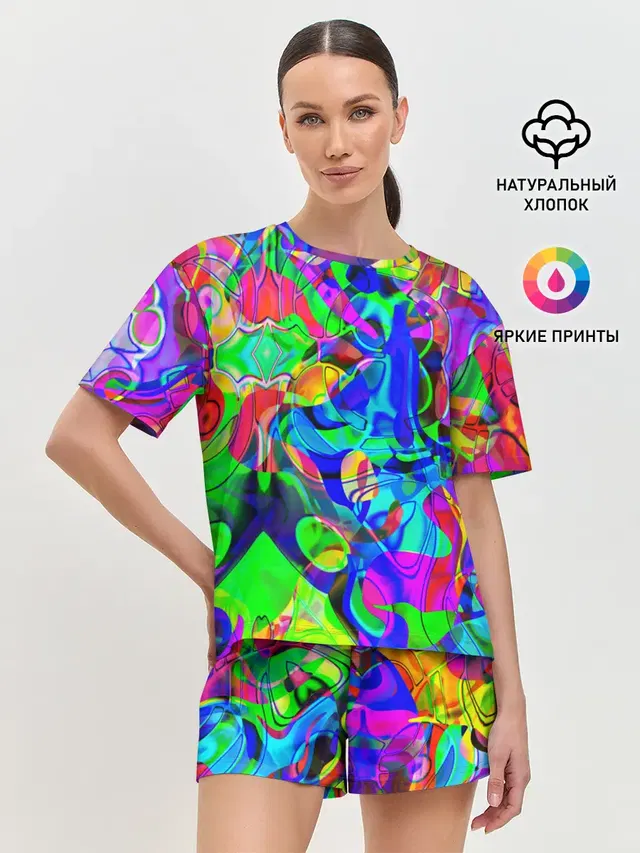 Женская пижама с шортами