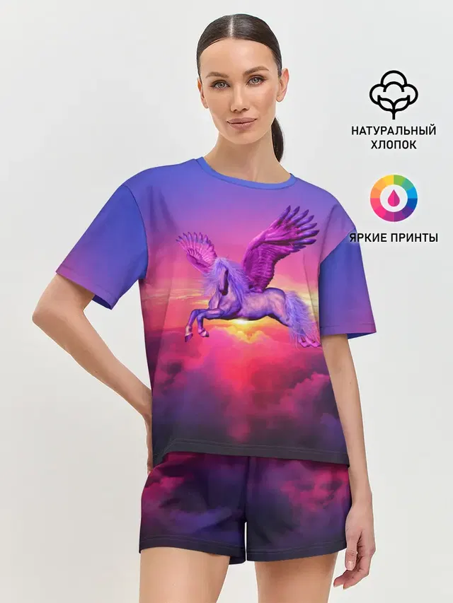 Женская пижама с шортами