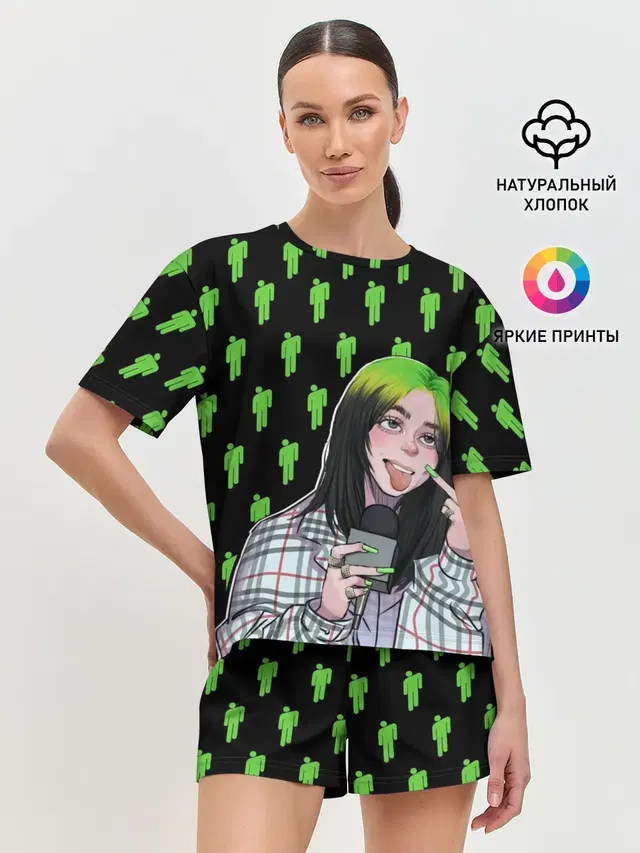 Женская пижама с шортами