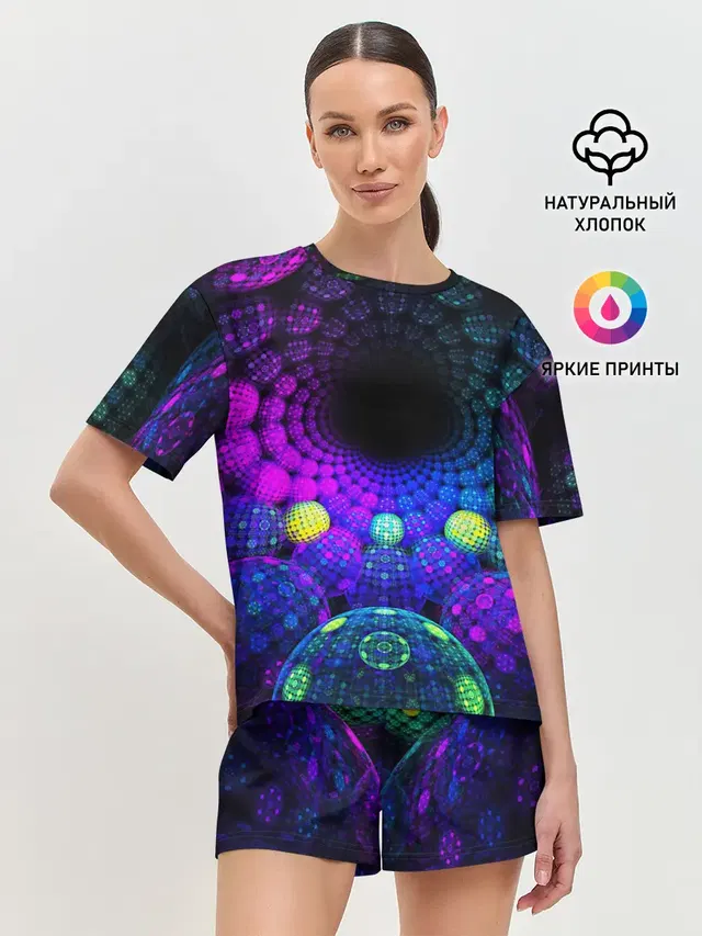 Женская пижама с шортами