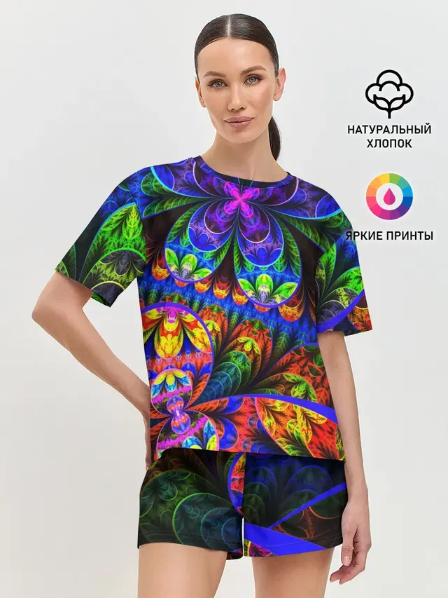 Женская пижама с шортами