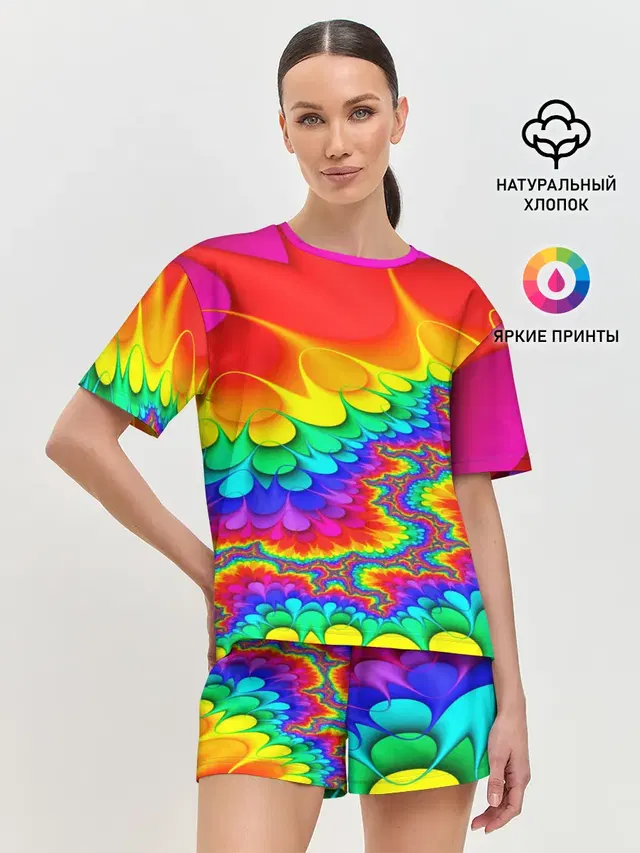 Женская пижама с шортами