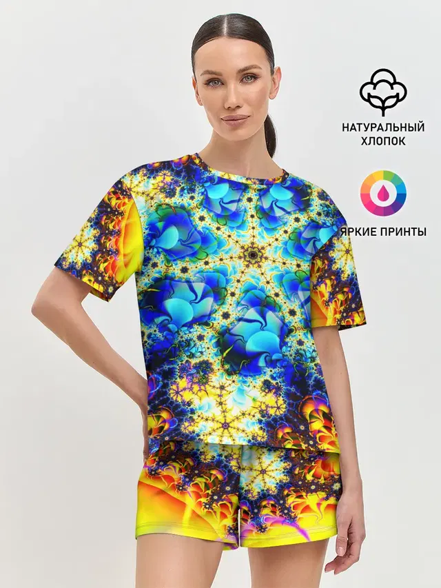 Женская пижама с шортами