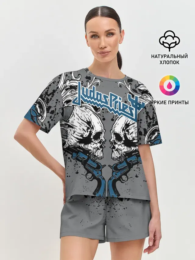 Женская пижама с шортами
