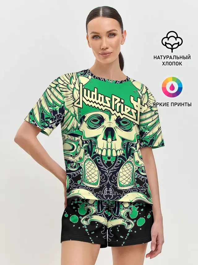 Женская пижама с шортами