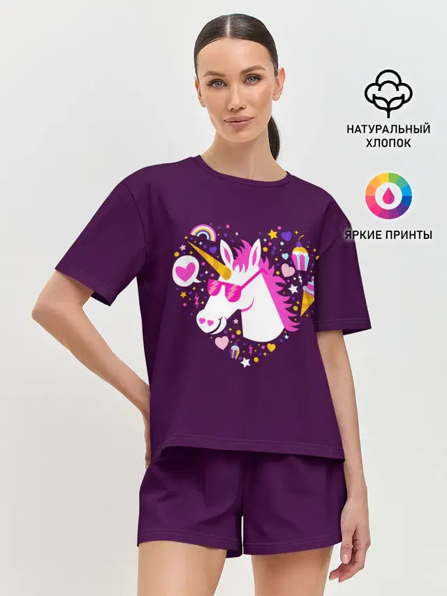 Женская пижама с шортами