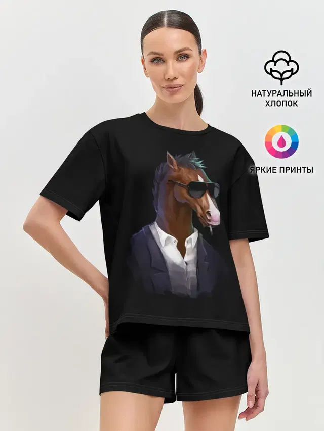Женская пижама с шортами