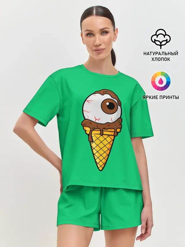 Женская пижама с шортами