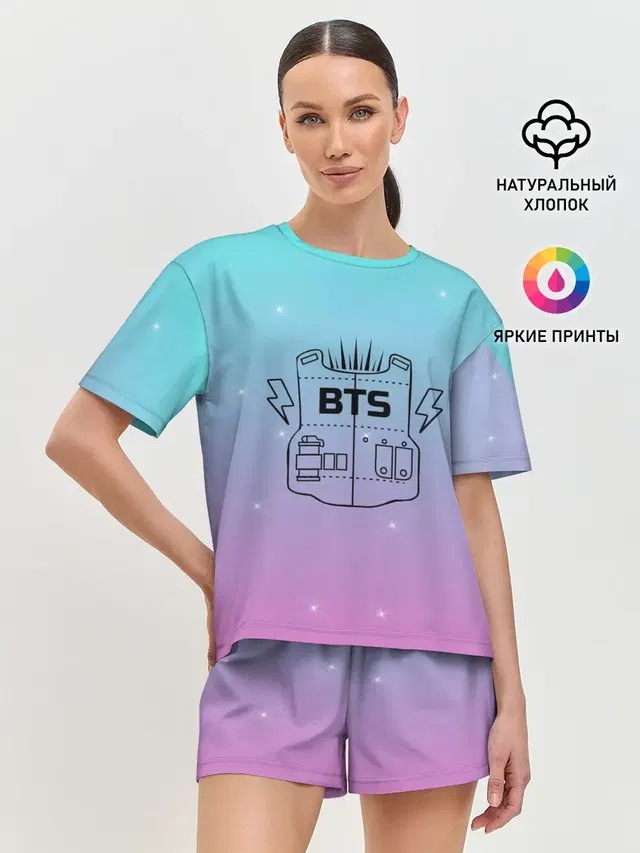 Женская пижама с шортами