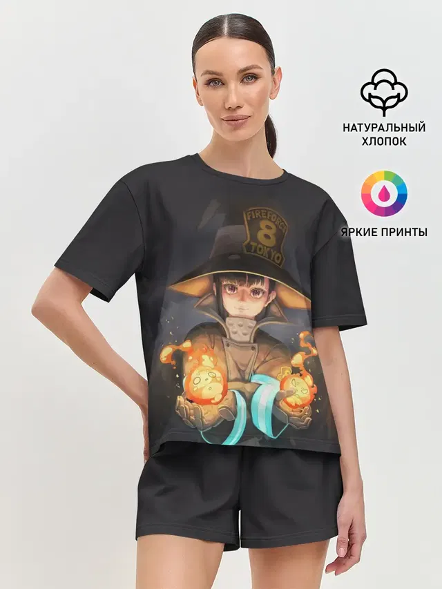 Женская пижама с шортами