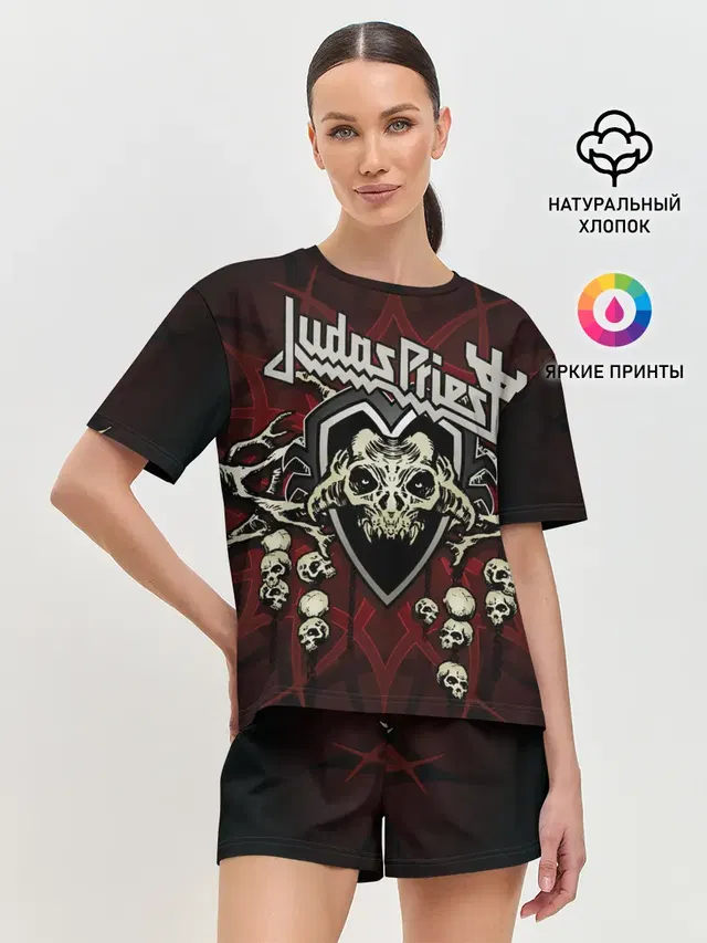 Женская пижама с шортами