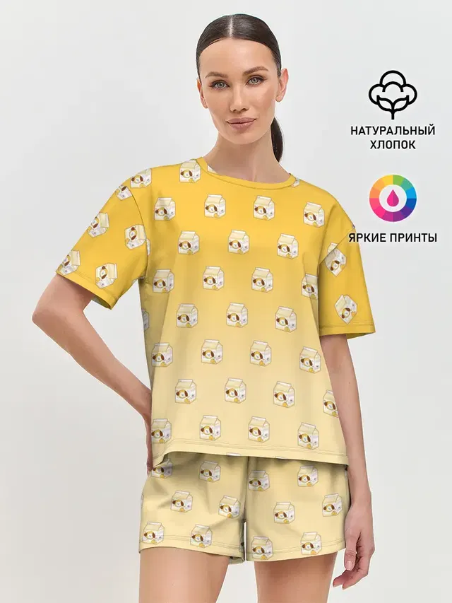 Женская пижама с шортами