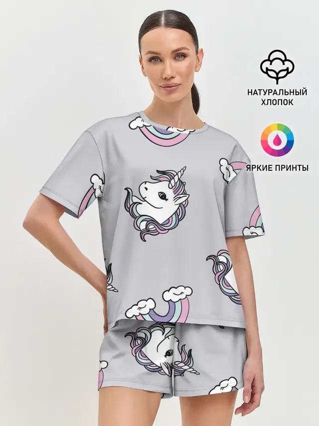 Женская пижама с шортами