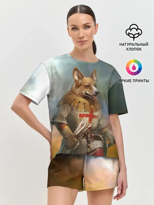 Женская пижама с шортами