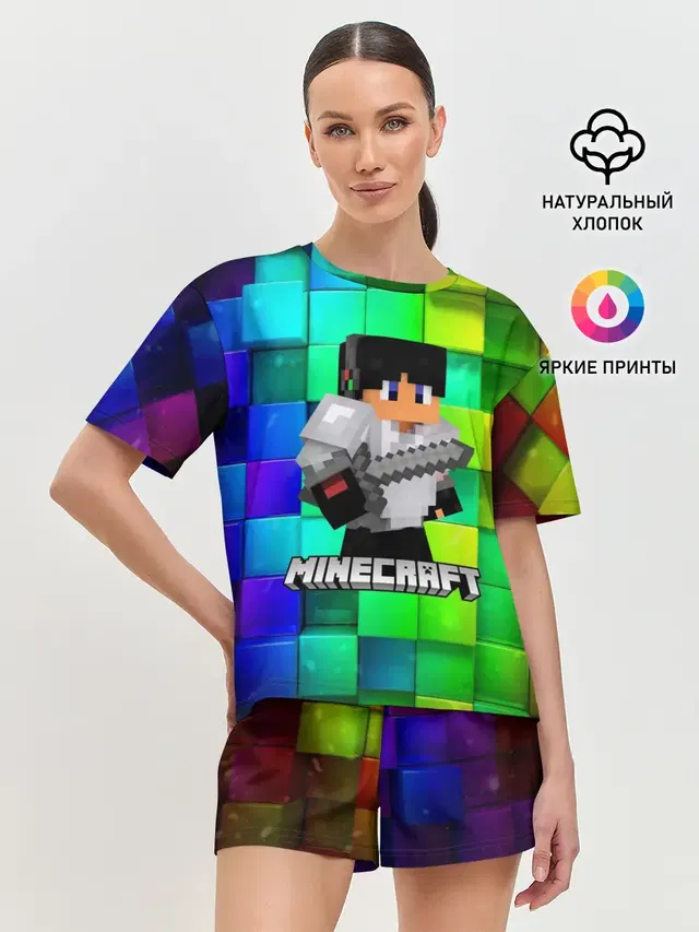 Женская пижама с шортами