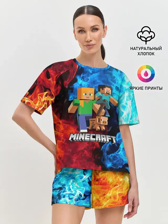Женская пижама с шортами