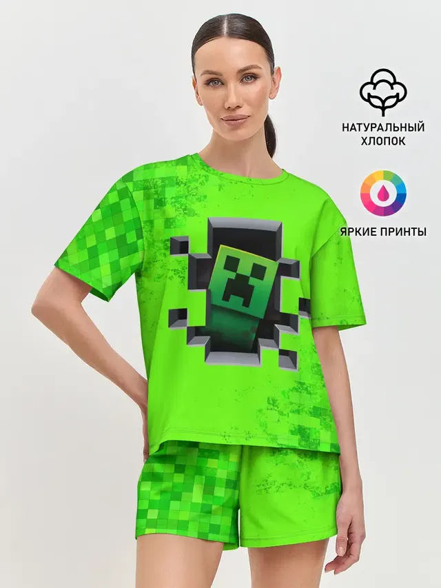 Женская пижама с шортами