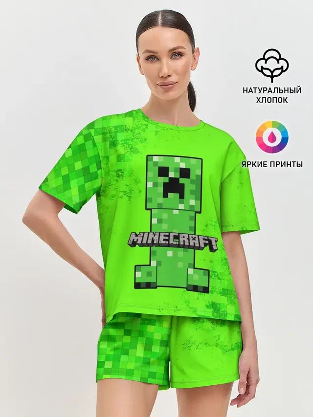 Женская пижама с шортами