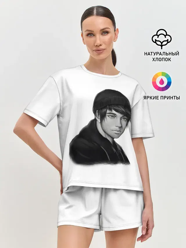 Женская пижама с шортами