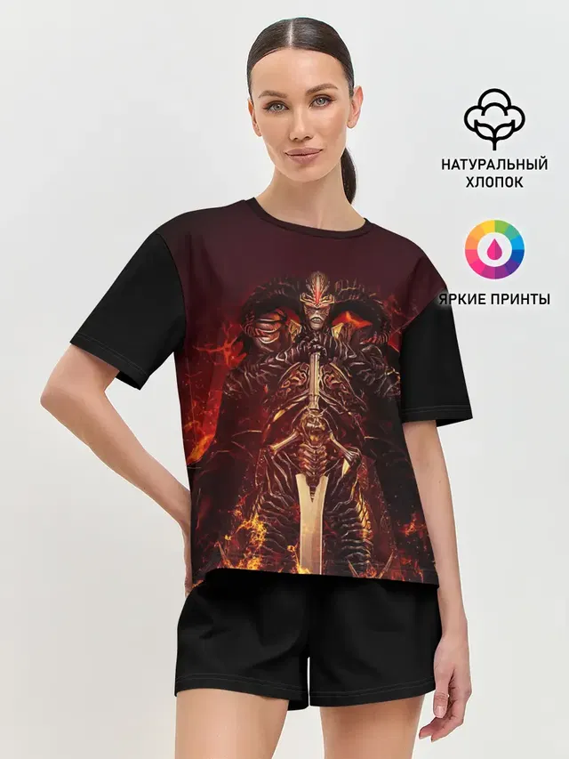 Женская пижама с шортами