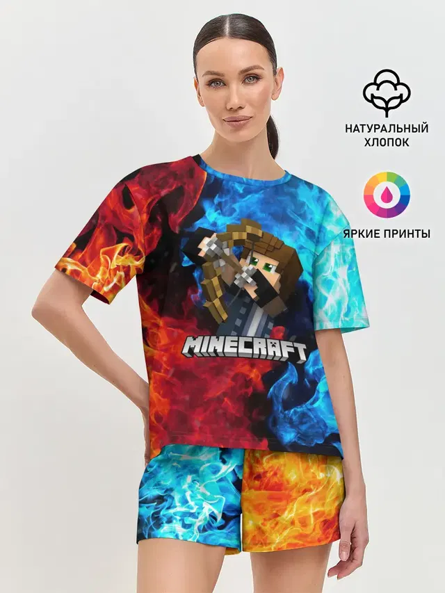 Женская пижама с шортами