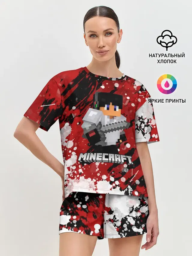 Женская пижама с шортами