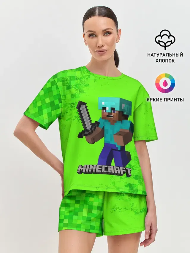 Женская пижама с шортами