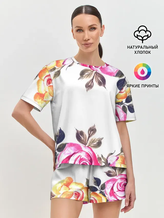 Женская пижама с шортами