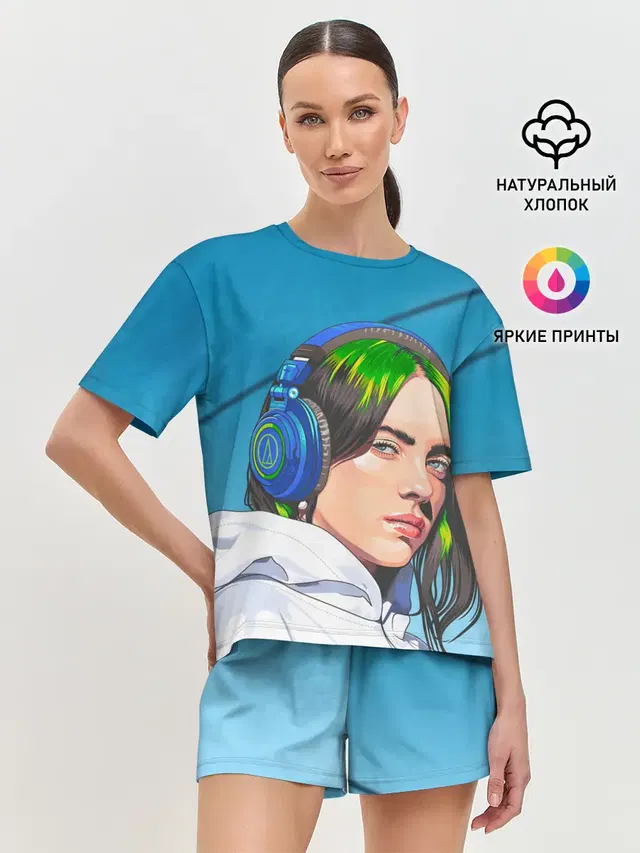 Женская пижама с шортами