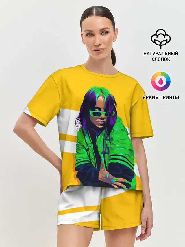 Женская пижама с шортами