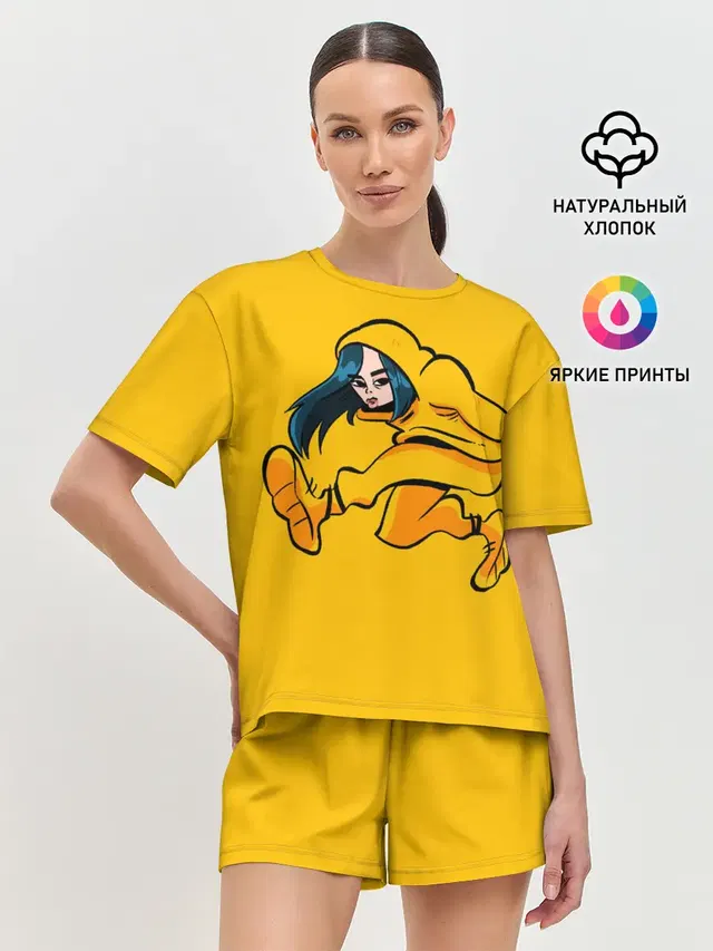 Женская пижама с шортами
