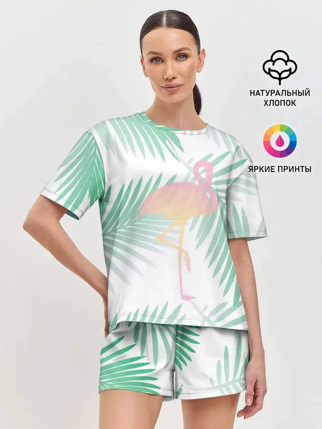 Женская пижама с шортами