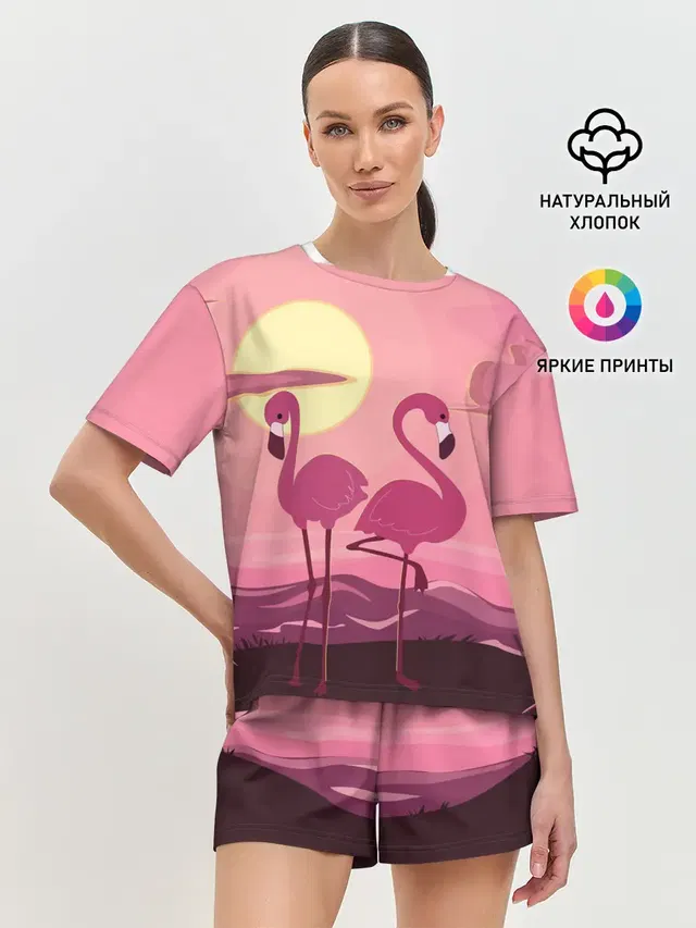 Женская пижама с шортами