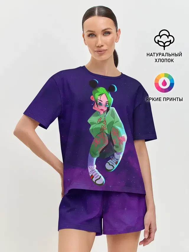 Женская пижама с шортами